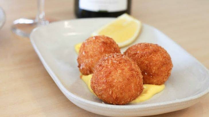 Portuguese fish cakes from Tallwood restaurant.