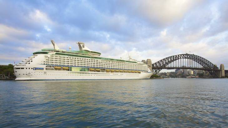 Voyager of the Seas in Sydney.