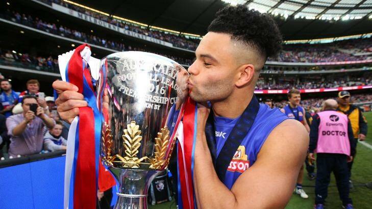 One of the Bulldogs' inspired draft selections: former rookie Jason Johannisen. Photo: Michael Dodge/AFL Media