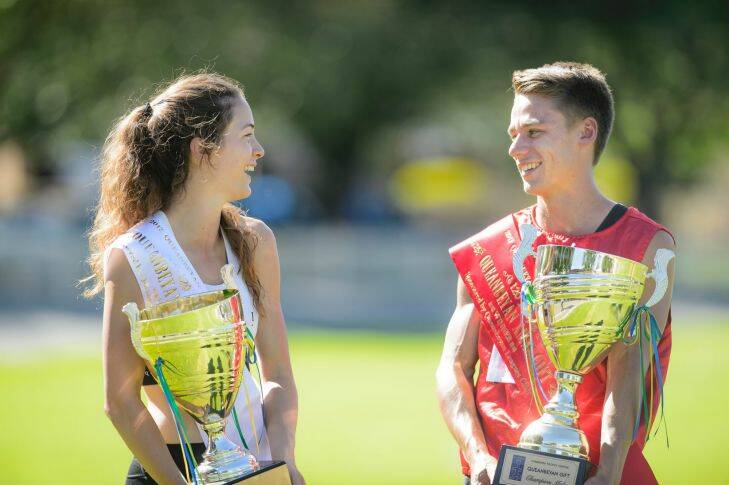 Winners of the 2017 Queanbeyan Gift Andrea Thompson and Michael Hanna. Photo: Sitthixay Ditthavong