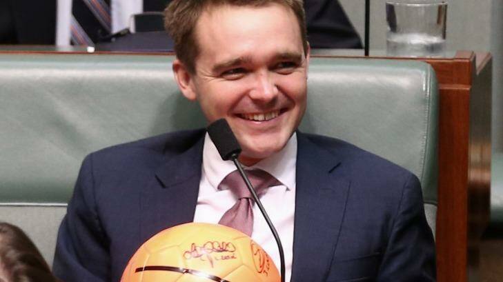 Wyatt Roy, the Liberal National MP is Parliament's youngest member. Photo: Alex Ellinghausen