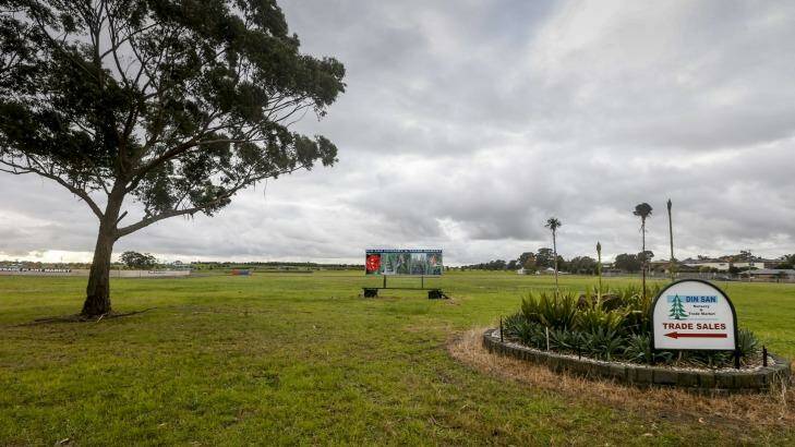 The Dingley Village site that could soon be home to the Hawthorn Football Club.  Photo: Eddie Jim