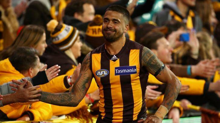 Hawthorn's Bradley Hill is another WA product being looked at by Fremantle. Photo: Cameron Spencer