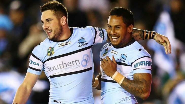 Backing Ben: Jack Bird is "100 per cent" certain Ben Barba will be back at the Sharks next year. Photo: Mark Nolan