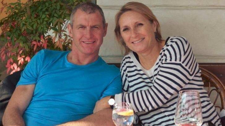 Phil Walsh and his wife Meredith.  Photo: Facebook.