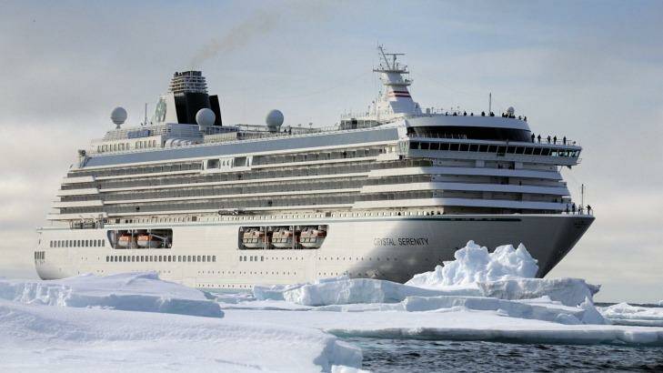 Crystal Serenity sailing Arctic waters. Photo: Supplied