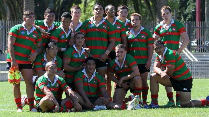 Future forces: Cameron McInnes (top right) and Dylan Walker (in the middle on his knees) in their SG Ball playing days. Photo: www.ourfootyteam.com