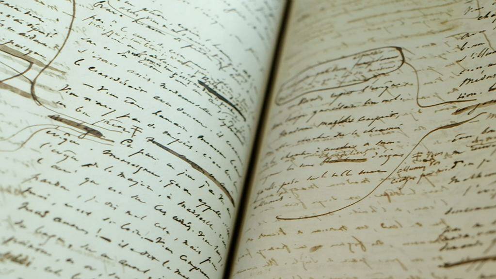 The manuscript of <i>Les Miserables</i>, by Victor Hugo.