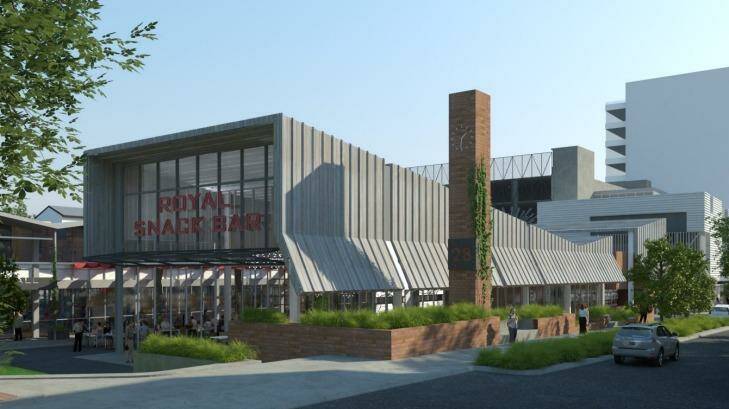 Artists' impression of the RNA Showgrounds' Kings Co-op, which was due to be ready in July 2017. Photo: Supplied