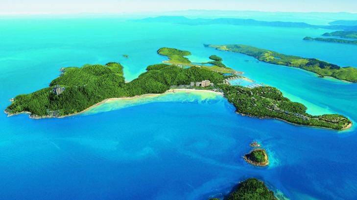 Hamilton Island from the air. Photo: Andrea Black