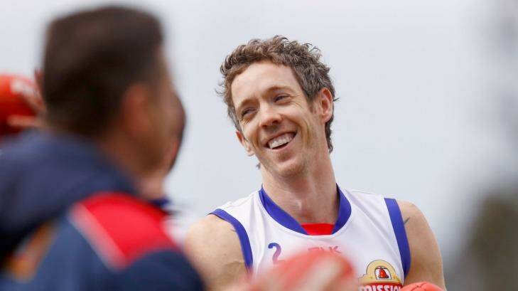 Skipper Bob Murphy is the heart and soul of the Bulldogs. Photo: Darrian Traynor