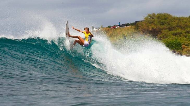 Homecoming: Stephanie Gilmore will hit Manly Beach to compete in the Australian Open of Surfing next month.