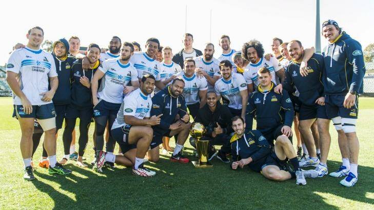 Patty Mills with the Brumbies at Canberra Stadium in 2014. Photo: Rohan Thomson