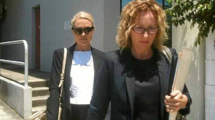 Jaimi Lee Kenny and her  solicitor Chelsea Emery leave court. Photo: Janine Hill/Sunshine Coast Daily