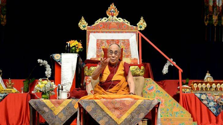 The Dalai Lama in Brisbane. Photo: Bradley Kanaris