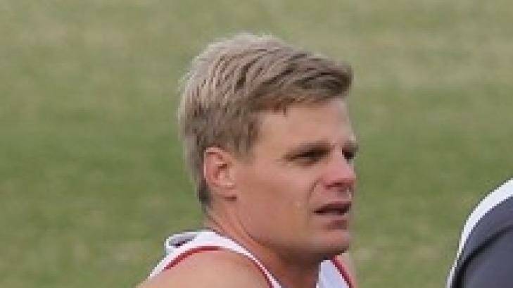 Good example: St Kilda veteran Nick Riewoldt is playing a new role to help develop younger teammates. Photo: Wayne Taylor