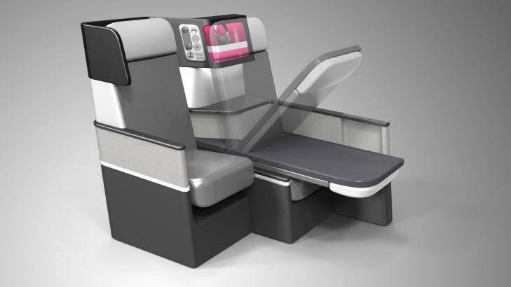 Butterfly airline seating design by James S.H. Lee of Paperclip Design. Photo: Paperclip Design 