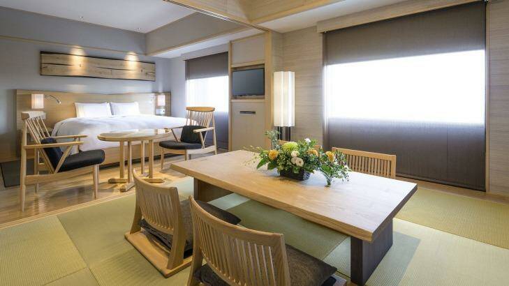 Japanese-style suite at the Swiss??tel Nankai Osaka. Photo: Swissotel