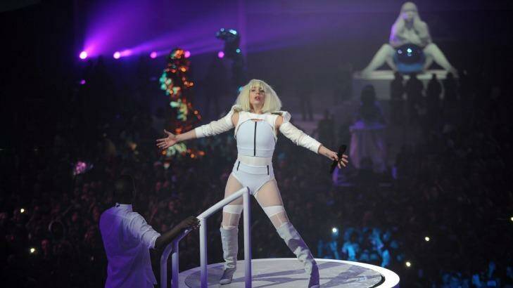 Costume changes and weirdness galore: Gaga impresses her little monsters. Photo: Bryan Bedder/Getty Images