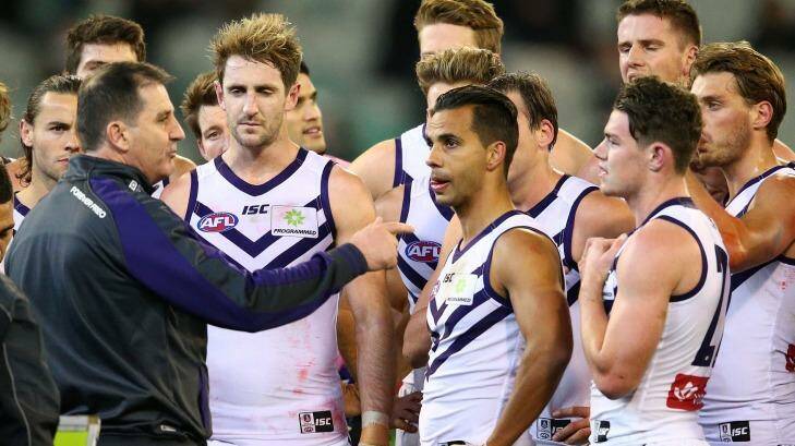 The Dockers season has gone from bad to worse. Photo: Scott Barbour