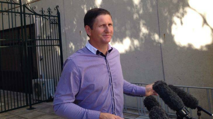 Queensland opposition leader Lawrence Springborg answers some questions about a new opinion poll. Photo: Kim Stephens