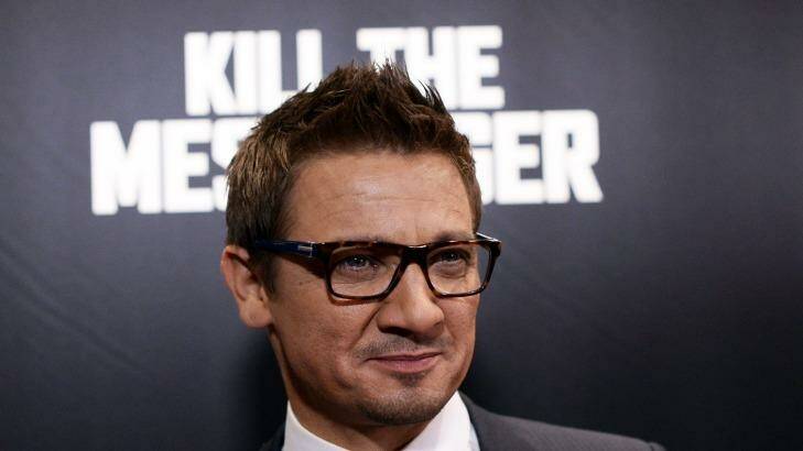 Actor Jeremy Renner arrives for the screening of "Kill The Messenger'' in New York. Photo: Jewel Samad