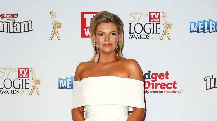 Rebecca Maddern is the new co-host of The Footy Show.  She is pictured here at last year's Logie Awards. Photo: Ryan Pierse