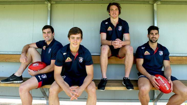 Bailey Williams (second from right) is set to debut. Photo: Pat Scala
