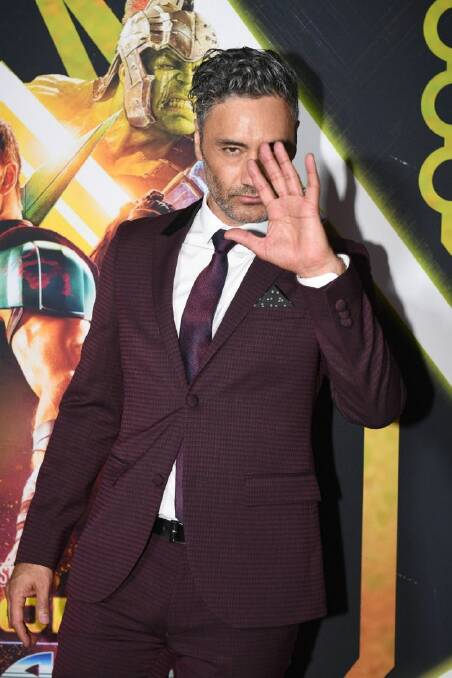 Director Taika Waititi on the red carpet for the special screening of the film Thor Ragnarok based on the Marvel Comics character Thor, in Sydney, Sunday, October 15, 2017. (AAP Image/Brendan Esposito) NO ARCHIVING
