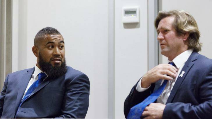 Cleared to play: Can Frank Pritchard and Des Hasler orchestrate an upset on Friday night? Photo: James Brickwood