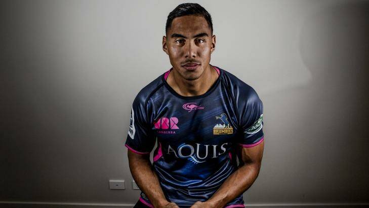 Cause: Nigel Ah Wong and Brumbies  will wear Mother's Day jerseys against the Bulls.  Photo: Jamila Toderas