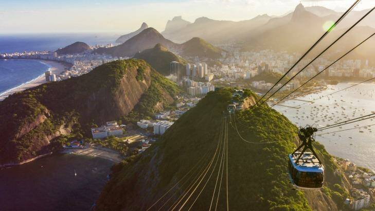  Rio de Janeiro city from the Sugarloaf mountain.  Photo: iStock