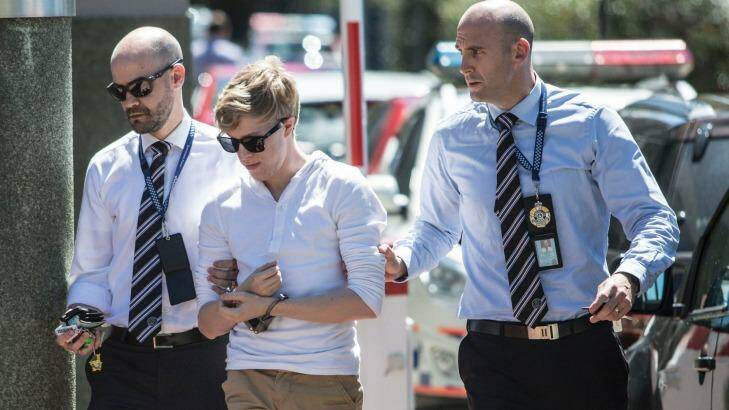 Trent Thorburn's brother Joshua, also charged with perjury and attempting to pervert the course of justice. Photo: Glenn Hunt