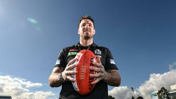 Collingwood star Dane Swan developed into a highly unconventional footballer. Photo: Justin McManus. 