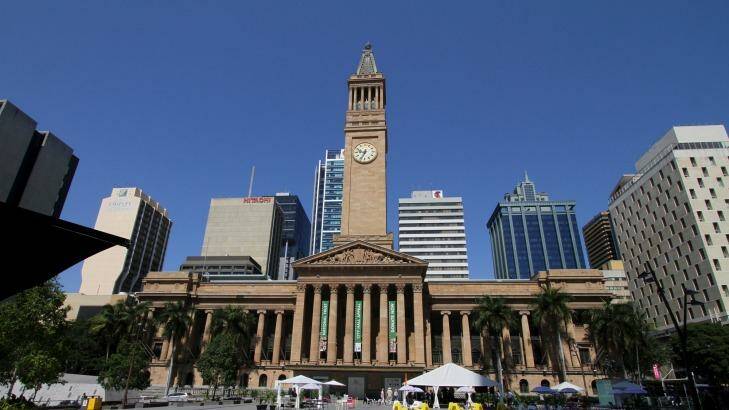 Brisbane Lord Mayor Graham Quirk's has delivered the 2015-6 Brisbane City Council budget speech. Photo: MichelleSmith@fairfaxdigital.com.au