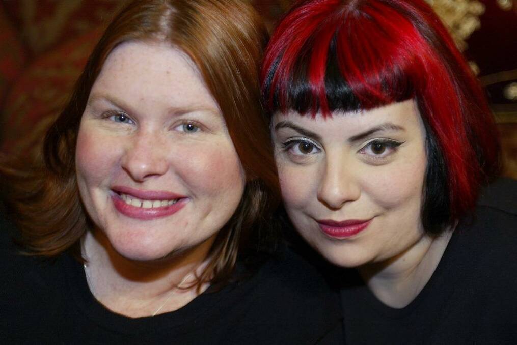 Cassandra Clare and Holly Black, co-authors of new children's fantasy series, Magisterium. Photo: Supplied