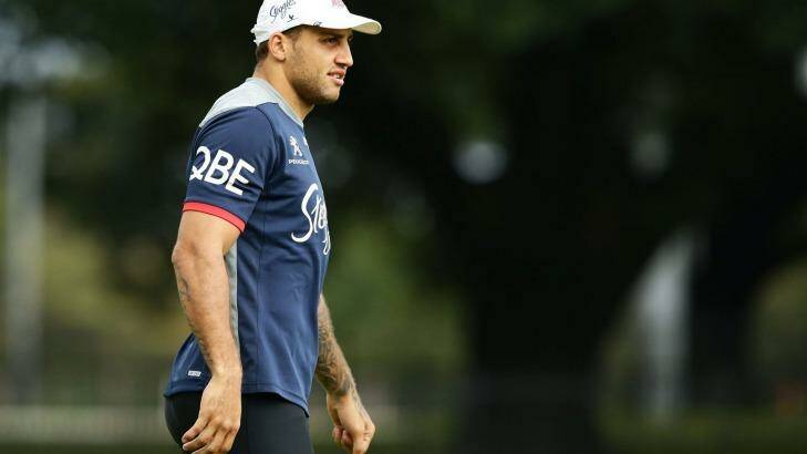 Back in Blue: Blake Ferguson knows he needs to improve to earn a NSW recall. Photo: Getty Images 