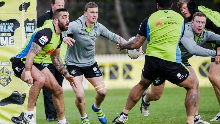 Raiders fullback Jack Wighton is a barometer when it comes to Canberra's results. Photo: Jamila Toderas