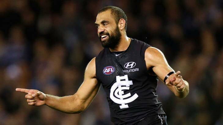 In the eye of the Tigers: Carlton's Chris Yarran. Photo: AFL Media/Getty Images