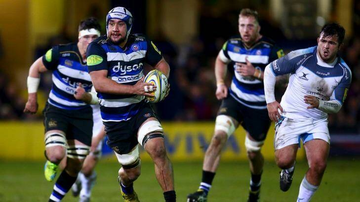 Journeyman: Leroy Houston's good form for Bath in the UK sees him on the verge of a Wallabies recall. Photo: Jordan Mansfield