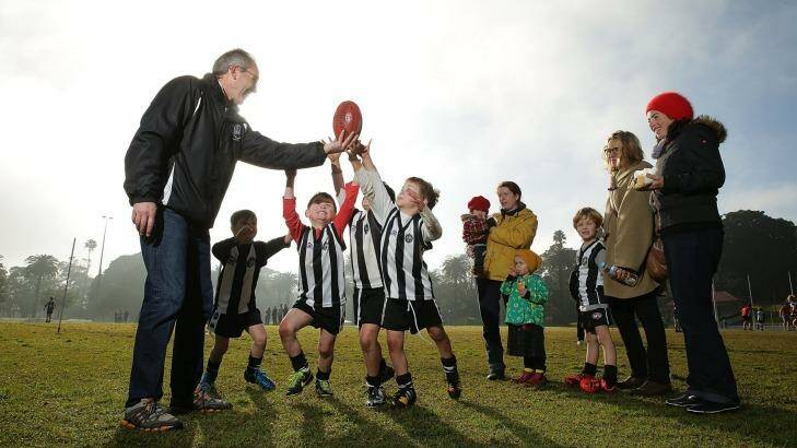 Grassroots: The first people of Australian football are the volunteers.  Photo: Mark Metcalfe