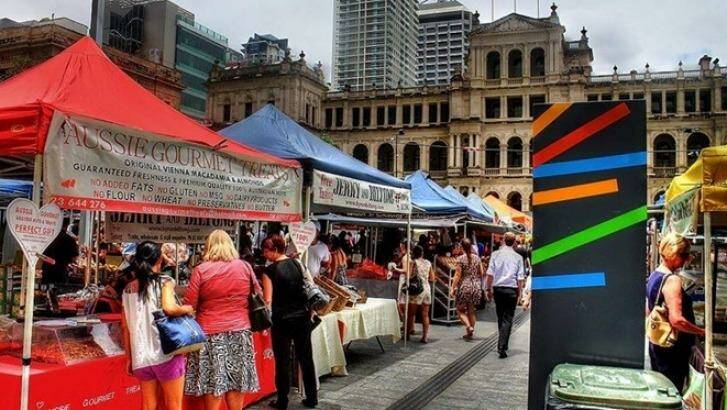 Jan Powers Markets have kicked off the year as biggest farmers' markets in Brisbane. Photo: Supplied
