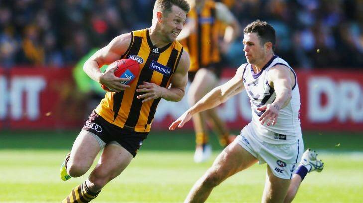 Sam Mitchell's recruitment stopped Hayden Ballantyne becoming an Eagle. Photo: Michael Dodge