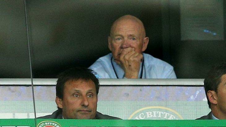 Partnership ending: Blues coach Laurie Daley and Bob Fulton. Photo: Cameron Spencer
