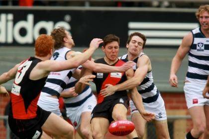 The Bombers' VFL team has been forced to scrap a practice match. Photo: Ken Irwin