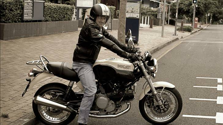 Ducati enthusiast Gary Edgar will be among the motorcyclists taking part in the ninth annual Merlo Red Ride for Life next month. Photo: Supplied