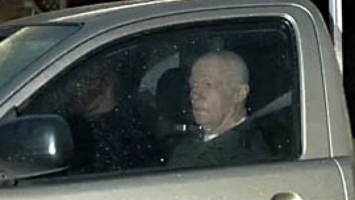 Disgraced MP Gordon Nuttall upon his release from jail in Brisbane. Photo: Network Ten