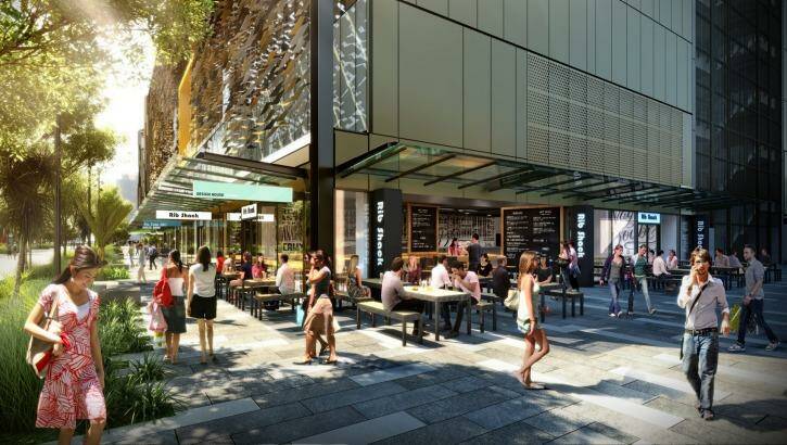 Developers would look to replicate popular eatery streets such as those at nearby South Bank.