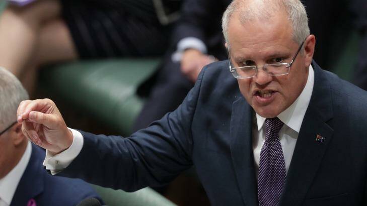 Treasurer Scott Morrison was believed to be furious when told Anna Bligh would be the next Australian Bankers Association chief. Photo: Andrew Meares