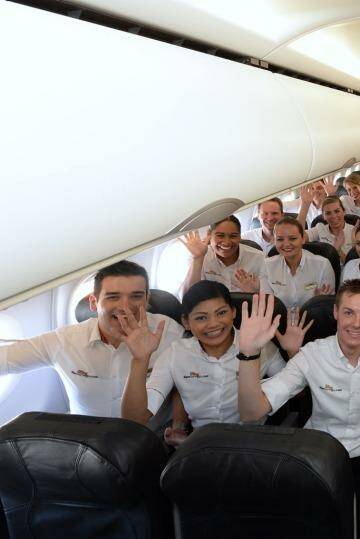 The Tigerair team, or part of it. They're now flying Brisbane-Darwin.